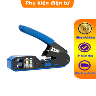 Kìm bấm mạng đa năng cat5,6A,7 cao cấp KM đầu bấm mạng cat5e