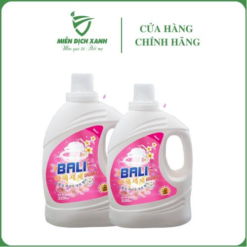 Nước giặt Bali organic hương nắng xuân - Miễn Dịch Xanh - Chai 3.2L