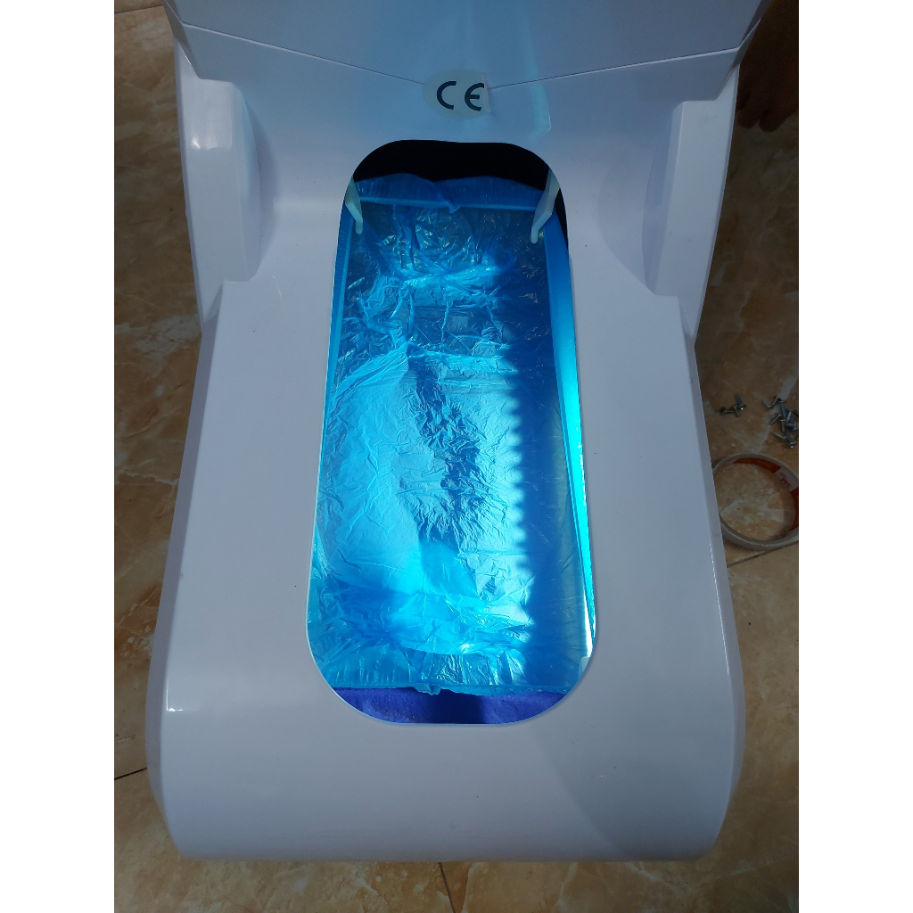 Hộp bọc giày PE size L (Dùng cho máy bọc giày tự động; 100pcs/hộp)
