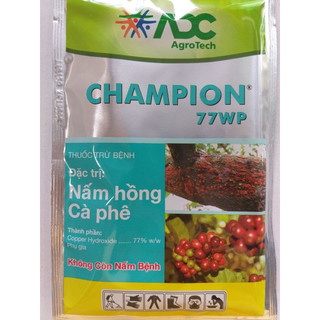 Thuốc Trừ Bệnh CHAMPION 77WP (100g), chuyên nấm hồng mai vàng, tác dụng rộng, trừ nhiều loại nấm