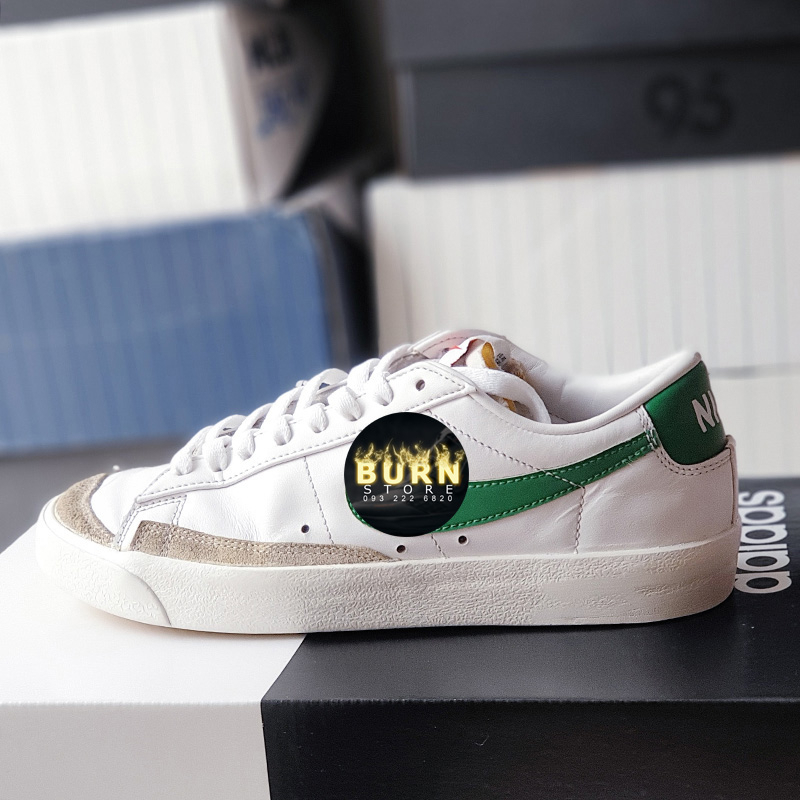 Giày Blazer Low 77 Pine Green, size 40.5-44, real 2hand
