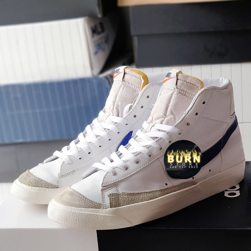 Giày Blazer Mid 77 Vintage Racer Blue, size 44.5, real 2hand