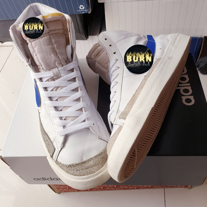 Giày Blazer Mid 77 Vintage Racer Blue, size 44.5, real 2hand