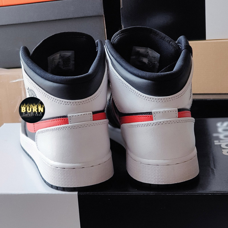 Giày Air Jordan 1 Mid Chile Red, nhiều size, real 2hand