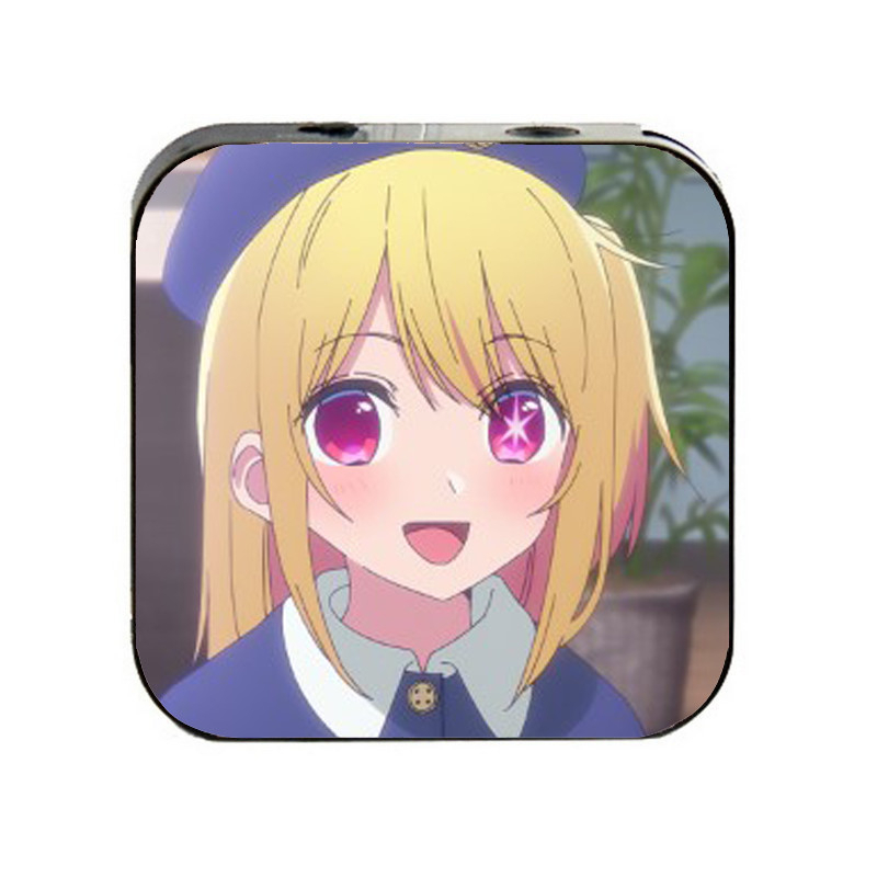 Máy nghe nhạc mp3 Oshi no ko Đứa con của thần tượng in hình anime chibi cầm tay mini kèm dây sạc và tai nghe