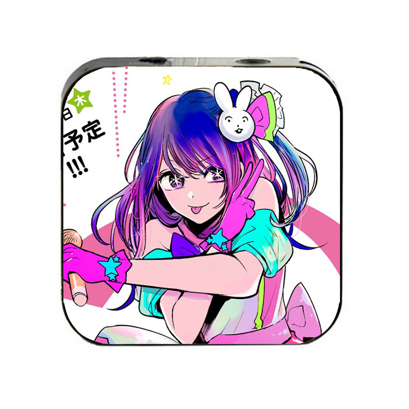 Máy nghe nhạc mp3 Oshi no ko Đứa con của thần tượng in hình anime chibi cầm tay mini kèm dây sạc và tai nghe