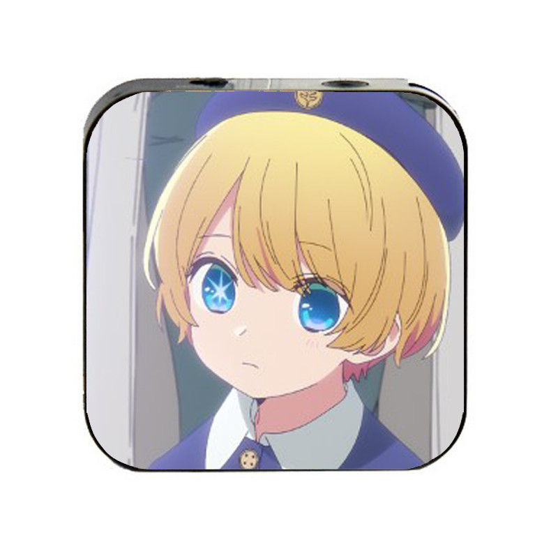 Máy nghe nhạc mp3 Oshi no ko Đứa con của thần tượng in hình anime chibi cầm tay mini kèm dây sạc và tai nghe