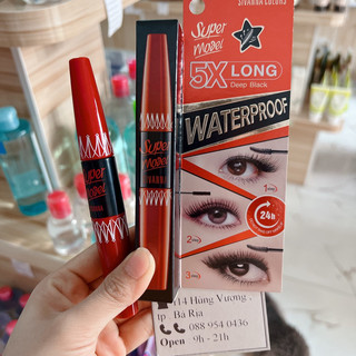 Mascara Supper 5x long Chuốt Mi 2 Đầu sivana Nội địa thái