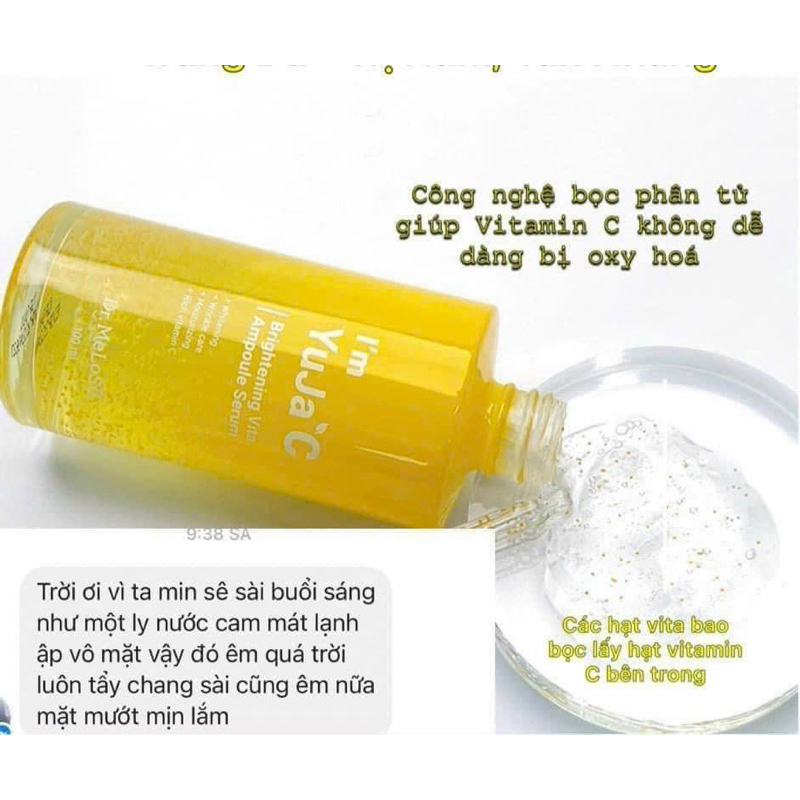 SERUM VITAMIN C TƯƠI YUJA-C DR.MELOSO