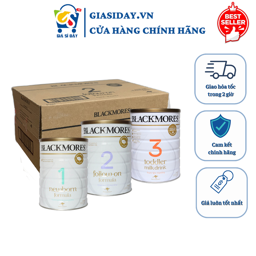 [Date 2025] [THÙNG] Sữa BLACKMORES Úc số 1 2 3 , Jnr Balance - Sữa Bột Công Thức 900g