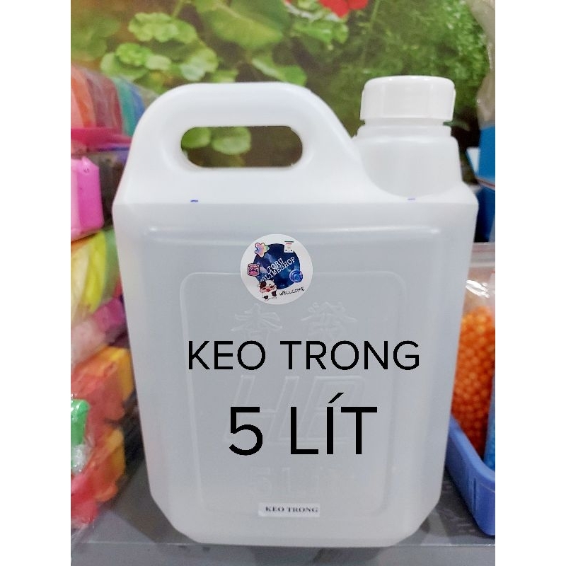 Keo trong 5 lít đặc giá sỉ dán giấy, làm slime trong toru_slime
