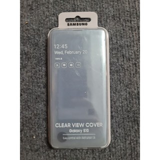 Ốp lưng nắp gập Galaxy S10 Clear View Samsung Chính hãng