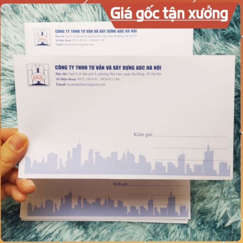 Bì thư đẹp, phòng bì thư in theo yêu cầu 11*19