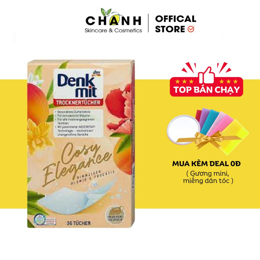 Thơm Quần Áo Denkmit, Giấy Thơm Khử Mùi Hôi Tủ Quần Áo, Giày, Làm Mềm Vải, Lưu Hương Đến 4 Tuần