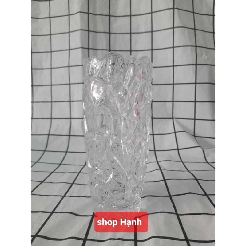 Bình hoa thủy tinh cao 18 cm