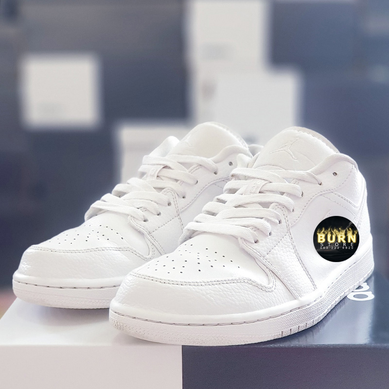 Giày Jordan 1s White low, nhiều size, real 2hand