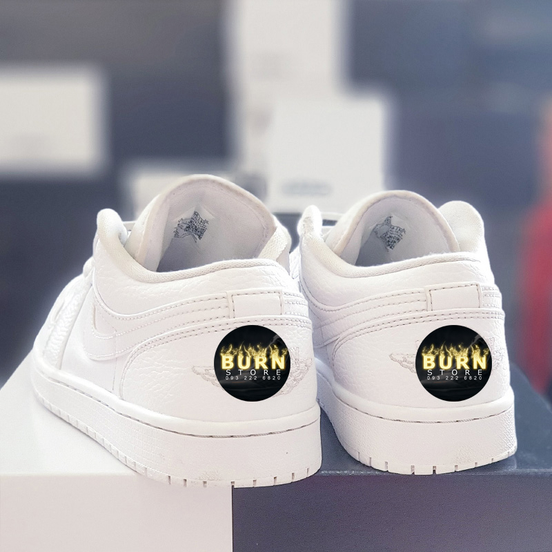 Giày Jordan 1s White low, nhiều size, real 2hand