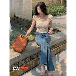 Áo tay bèo tiểu thư QCCC