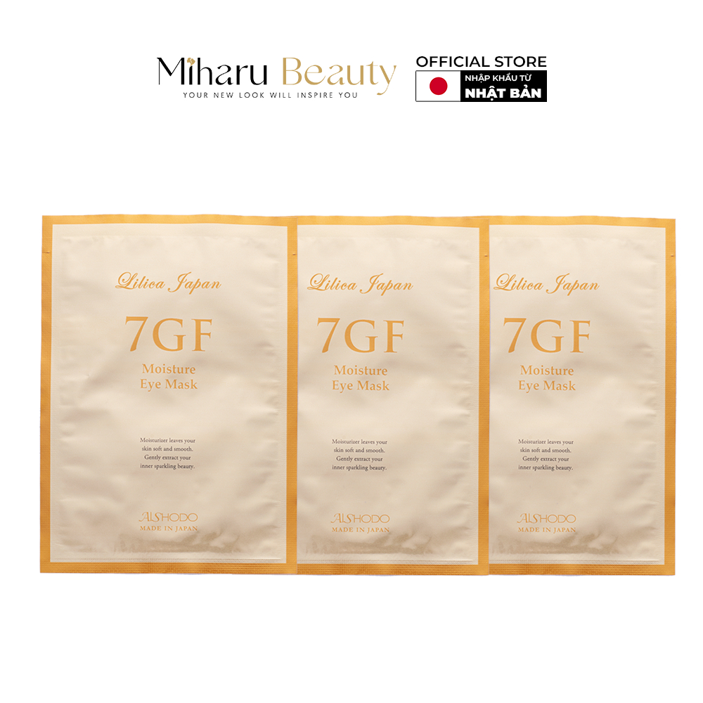 [Gift] Combo 3 Mặt nạ mắt chống nhăn vùng da mắt tinh chất Peptide &amp; Collagen – 7GF Moisture Eye Mask (3 miếng)