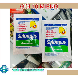 Cao dán Salonpas gói nhỏ 10 miếng - Giảm Đau, Giảm sưng
