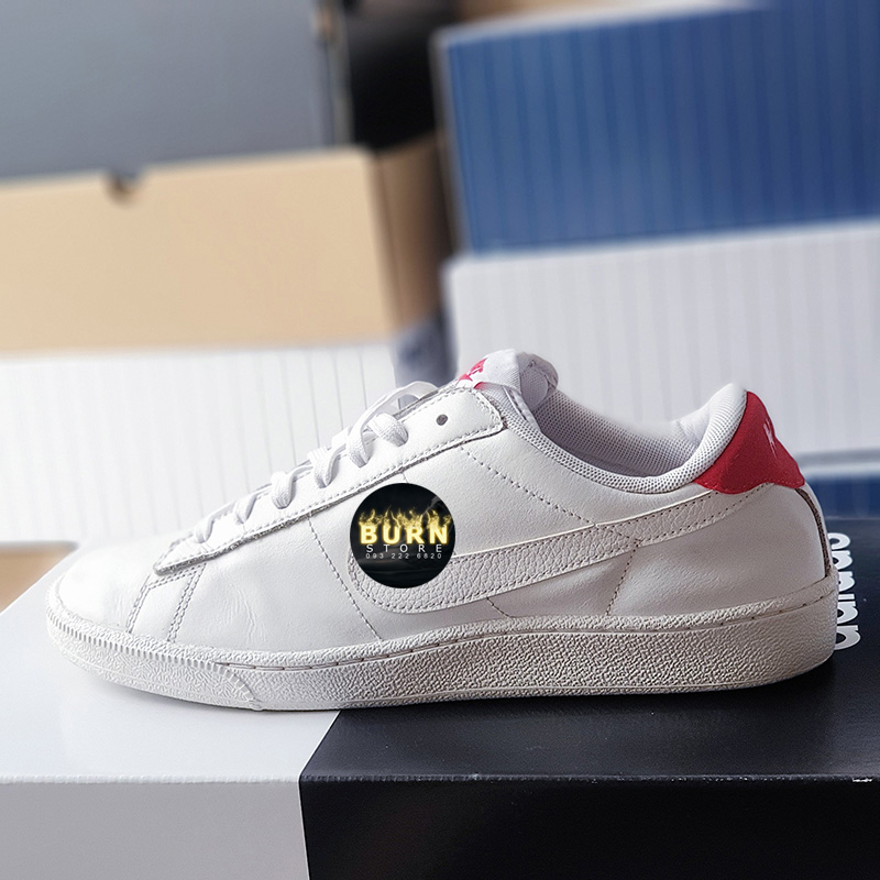 Giày Tennis Classic CS Casual Shoes White Red, size 42, real 2hand