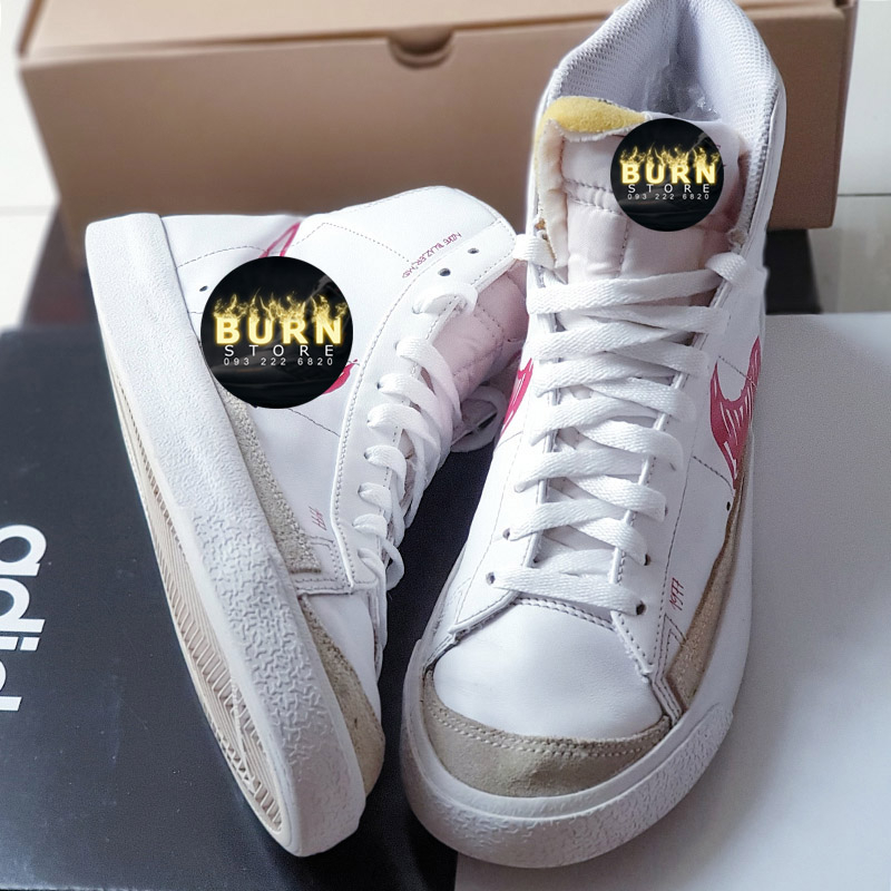 Giày Blazer Mid 77 Sketch Red, size 40, real 2hand