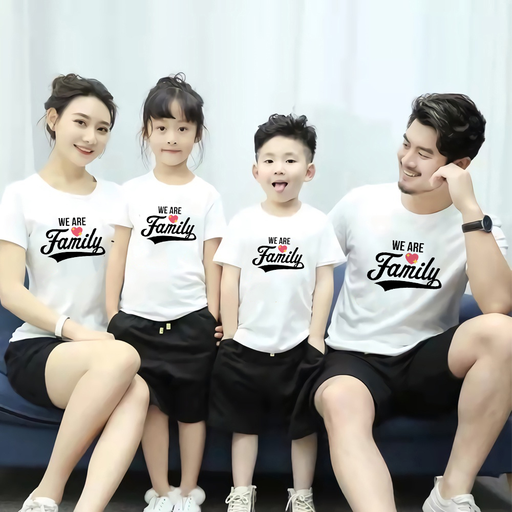 WE ARE FAMILY Áo gia đình Family đồng phục gia đình
