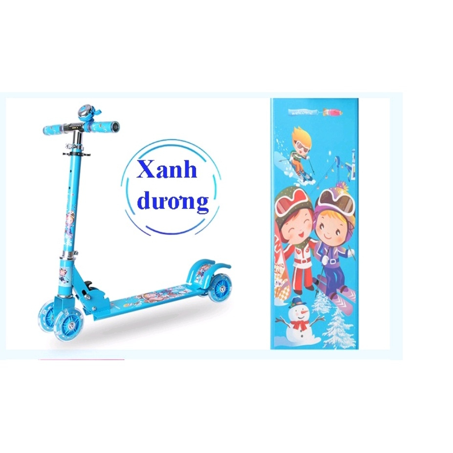 Xe trượt scooter, Xe scoter 3 Bánh Phát Sáng Thích hợp cho các bé từ 1 tuổi trở lên xe cân bằng