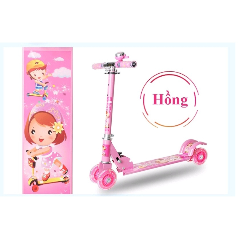 Xe trượt scooter, Xe scoter 3 Bánh Phát Sáng Thích hợp cho các bé từ 1 tuổi trở lên xe cân bằng