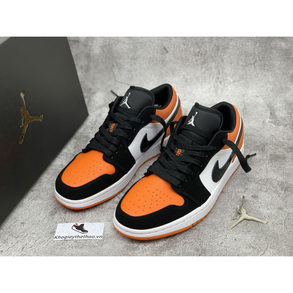 Giày thể thao JD1 đỏ thấp,cam, milan, hồng kem chảy,Giày sneaker nam nữ siêu hot dễ phối đồ - Hàng chuẩn