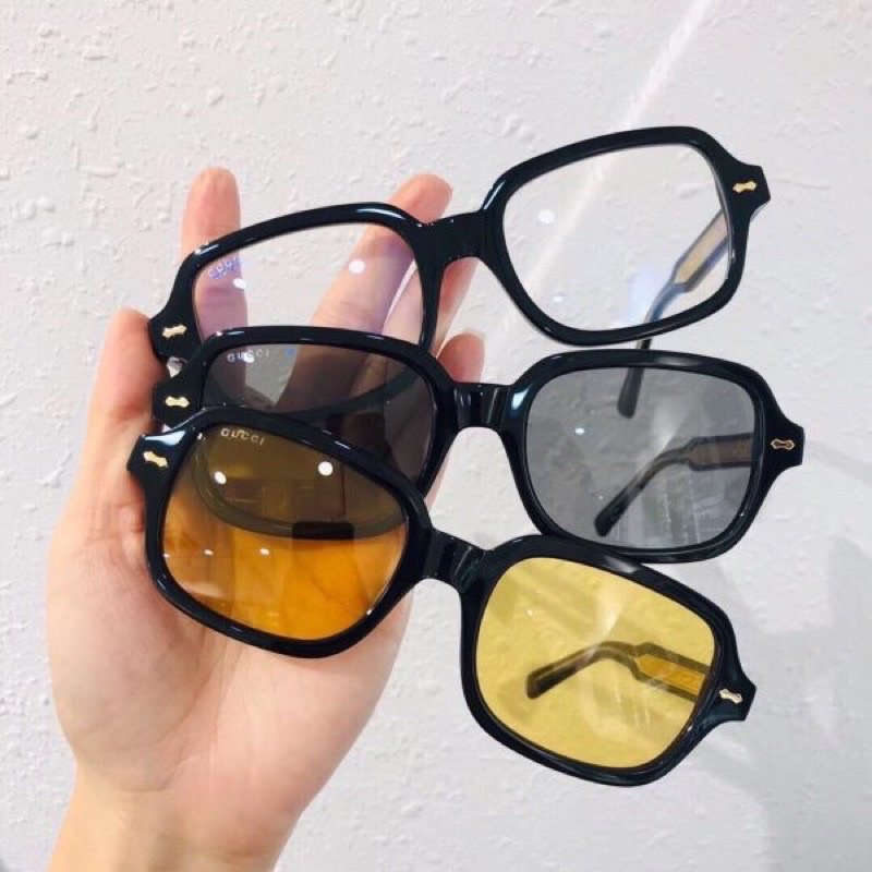 Gọng kính cận thời tramg nam nữ 𝔾𝕦𝕔𝕔𝕚 chống ánh sáng xanh.Kính mát Fullbox bảo hành 3 tháng.Xuất xứ Trung Quốc