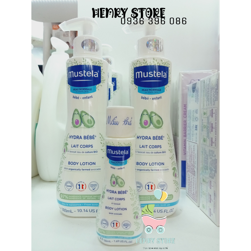 Kem Dưỡng Da Toàn Thân Cho Trẻ Sơ Sinh & Em Bé Da Thường Mustela 50ml