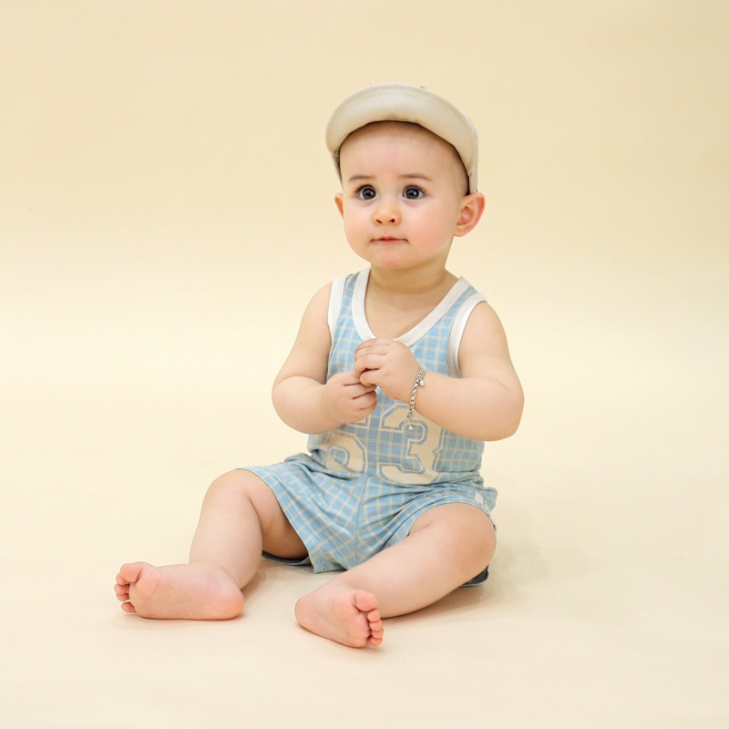 Bộ ba lỗ Hrnee hoạ tiết cho bé trai bé gái