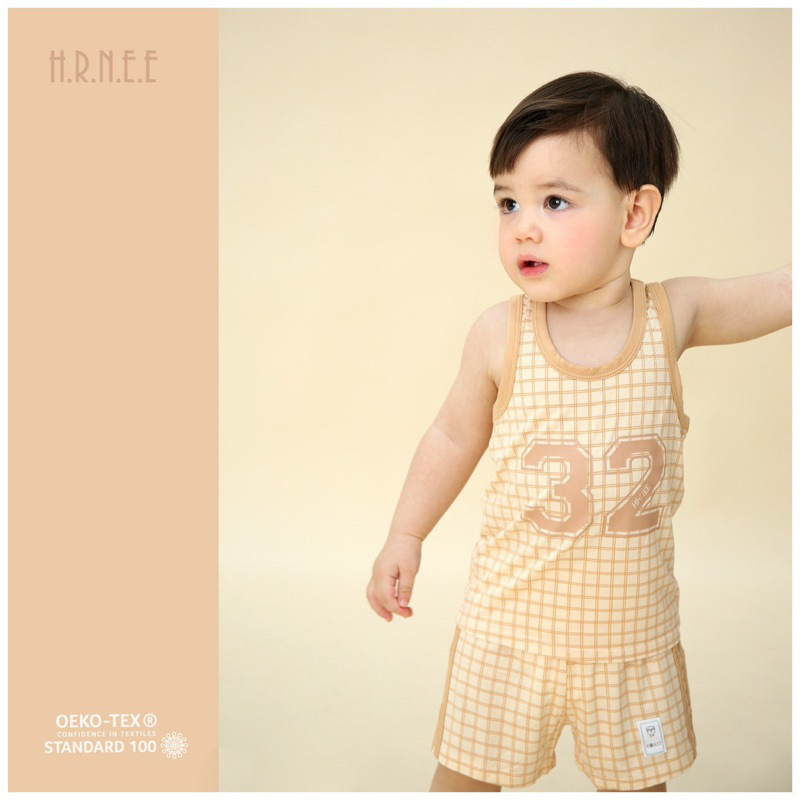 Bộ ba lỗ Hrnee hoạ tiết cho bé trai bé gái