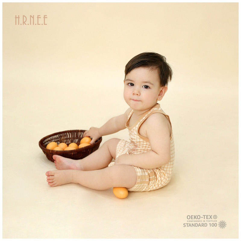 Bộ ba lỗ Hrnee hoạ tiết cho bé trai bé gái