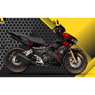 Tem trùm winner x v3 samurai đỏ đen mẫu mới