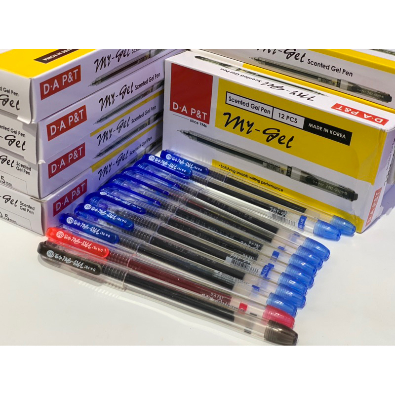 Bút viết gel hiệu My Gel- Đông A- hộp 12 cây- ngòi 0.5mm