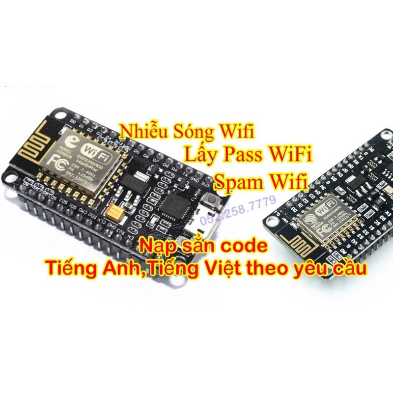 Esp8266 Đã nạp phần mềm khoá Internet wifi ,chặn hát karaoke ồn ào | BigBuy360 - bigbuy360.vn