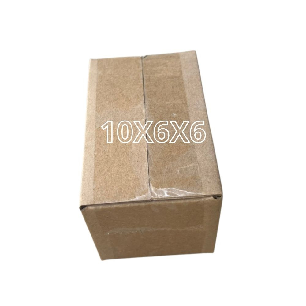 Hộp carton đóng gói hàng online ship COD 10x6x6 cm, sản xuất bởi SÀI GÒN CARTON