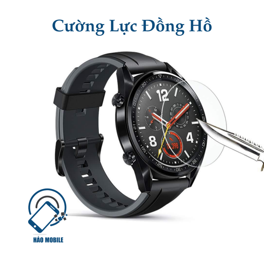 Miếng dán Cường lực dẻo nano cho đồng hồ mặt tròn ( full size )