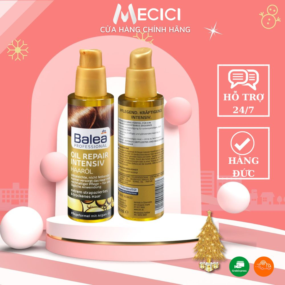 Tinh dầu dưỡng tóc Balea 100ml phục hồi tóc khô, hư tổn và chẻ ngọn