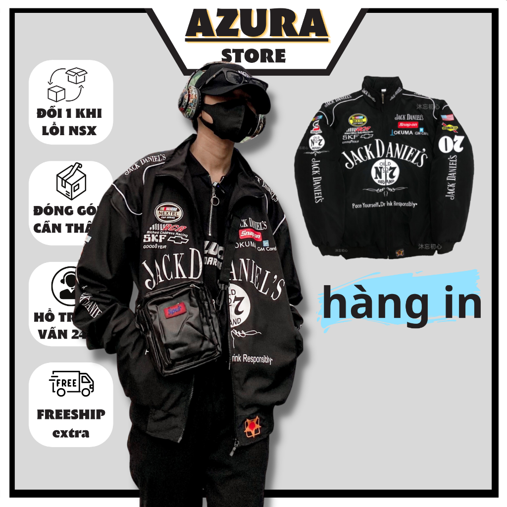 Áo Khoác JackDaniels Racing Jacket - Azura Store