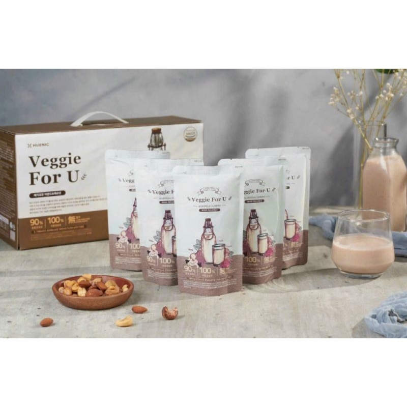 Sữa Óc Chó Hạnh Nhân Veggie For U Huenic Hàn Quốc(1 gói)
