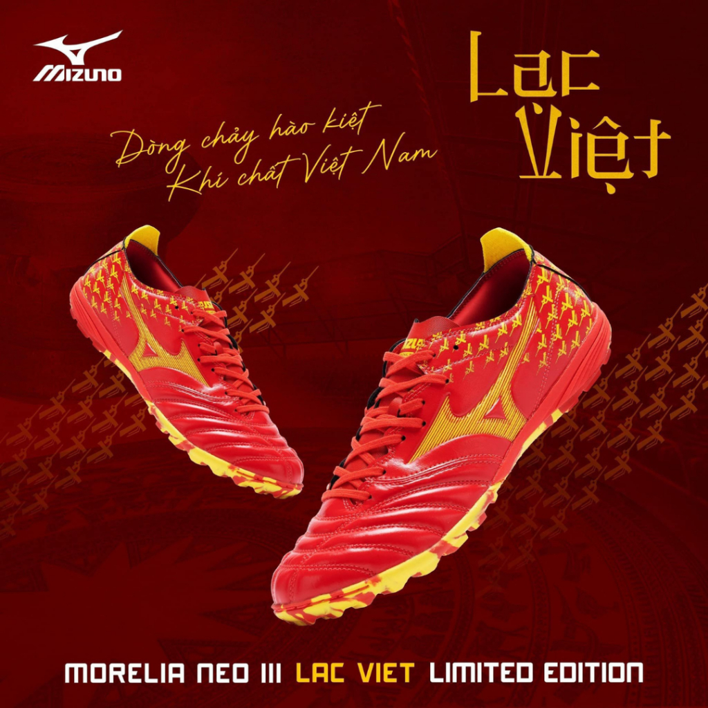 Giày Đá Bóng Sân Cỏ Nhân Tạo MIZUNO MORELIA NEO III LẠC VIỆT