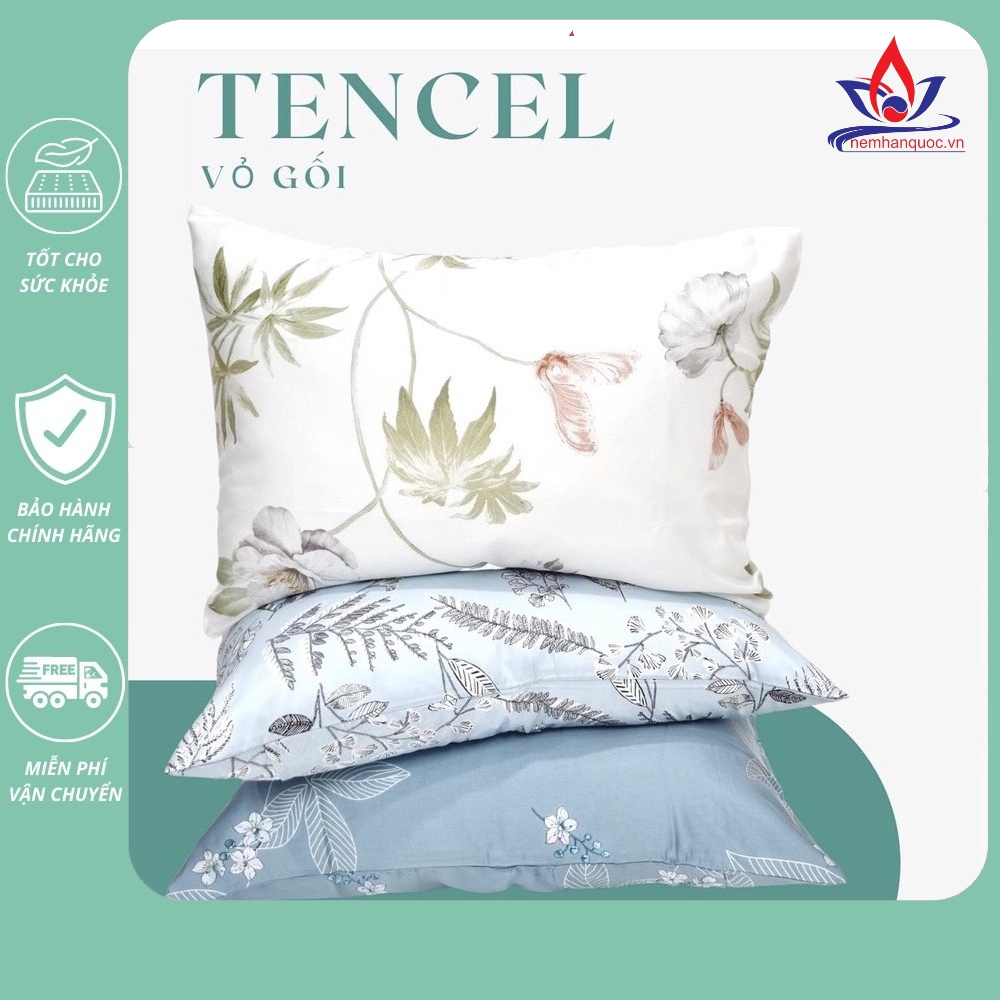 Áo gối nằm Tencel, Áo gối ôm Tencel size 40cm x60cm, 50cm x70cm