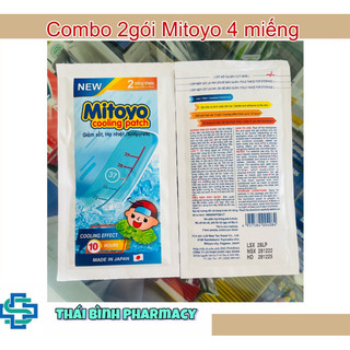 Miếng dán hạ sốt Mitoyo Nhật Bản gói 2miếng - Hạ Sốt, Giảm cơn đau đầu