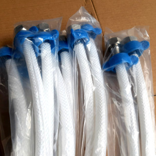 Dây cấp 60cm, 2 đầu tán thau, đan sợi chỉ lưới, cấp nước lạnh