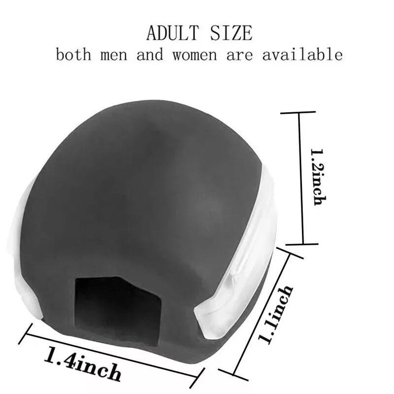 Dụng cụ làm gọn quai hàm Bóng nhai tập cơ mặt cơ hàm N3 làm từ silica gel
