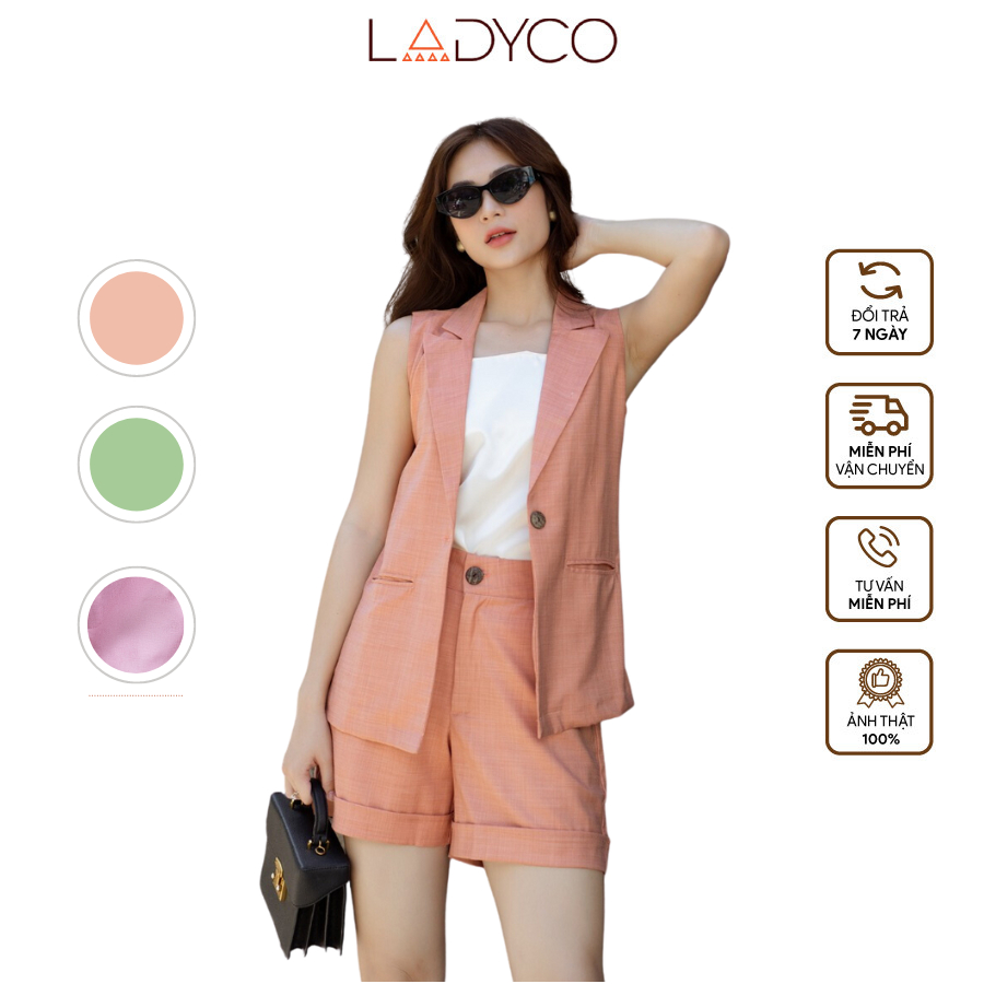Áo Blazer Nữ Ladyco Sát Nách Thiết Kế Năng Động Hiện Đại, Phong Cách Thời Trang Công Sở