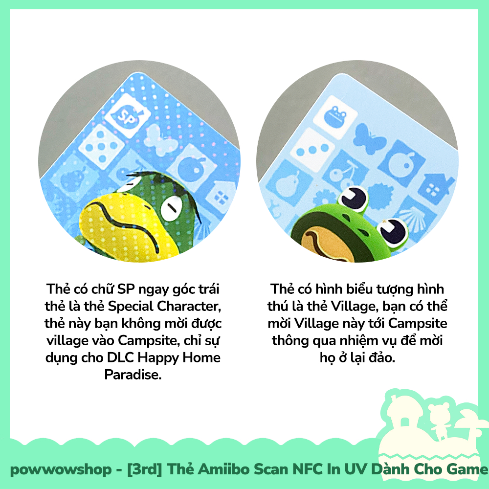3rd Thẻ Amiibo Scan NFC Frog & Turtle & Kapp Series Game Animal Crossing New Horizons Nintendo Switch